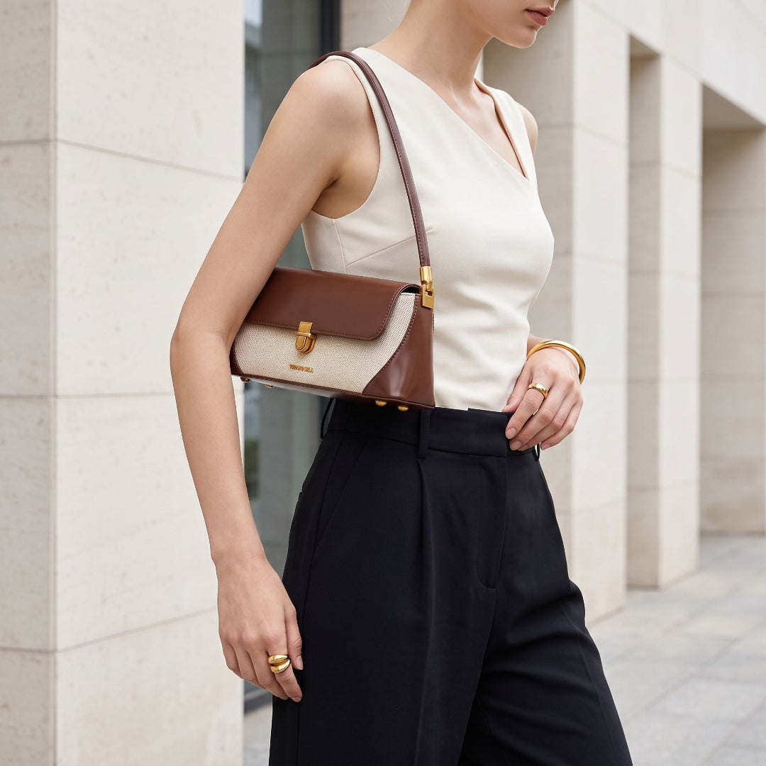 Parisienne Canvas Shoulder Bag