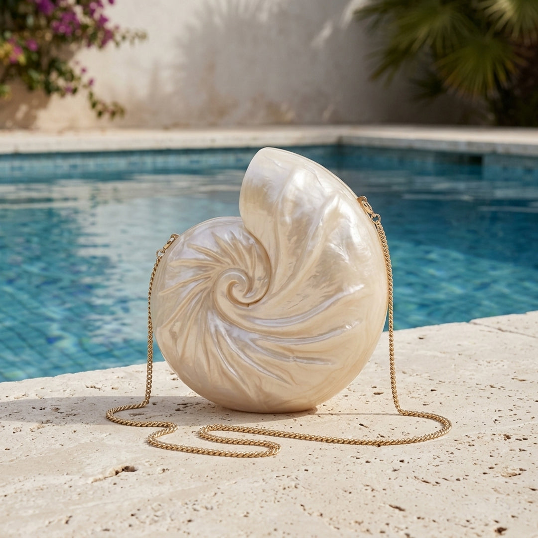 Natalia Shell Clutch