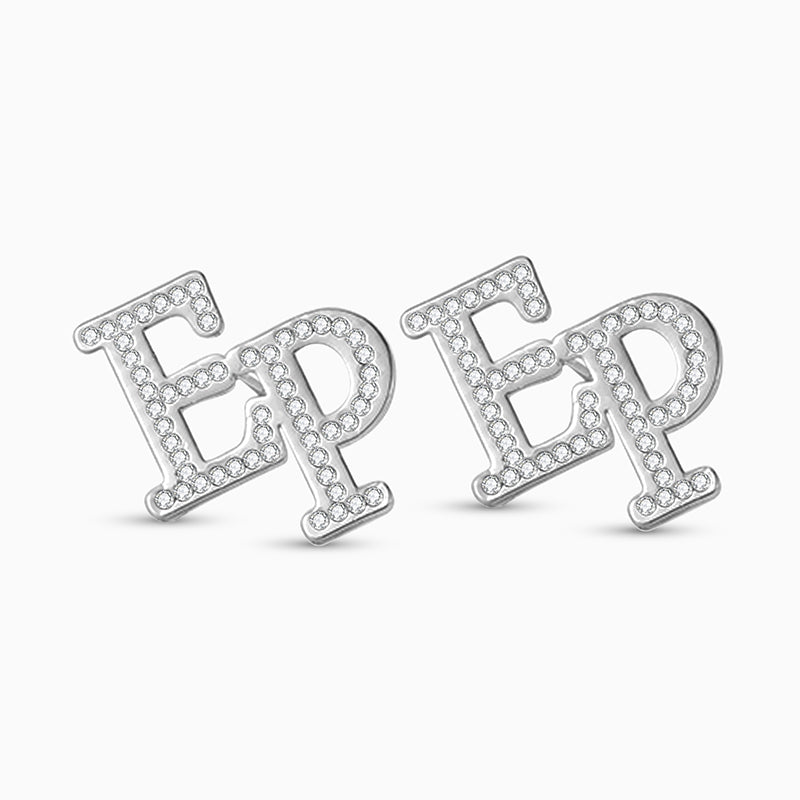 Sparkling Initials Earrings