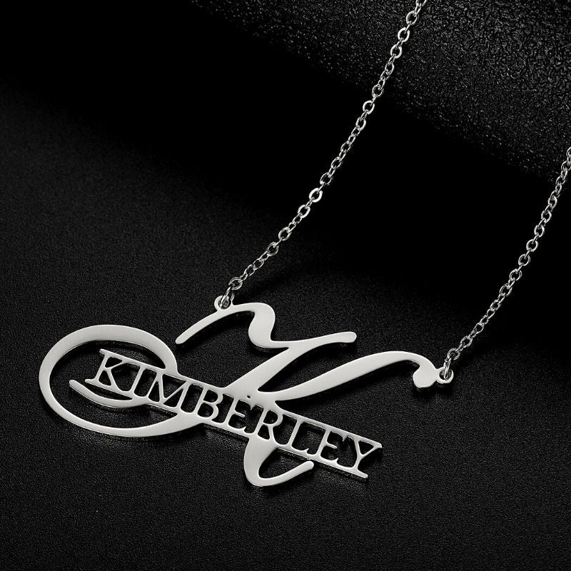 Name In Initial Necklace