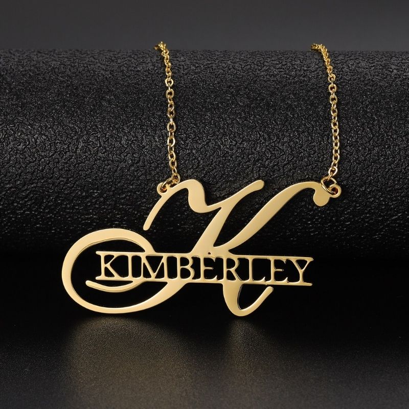 Name In Initial Necklace